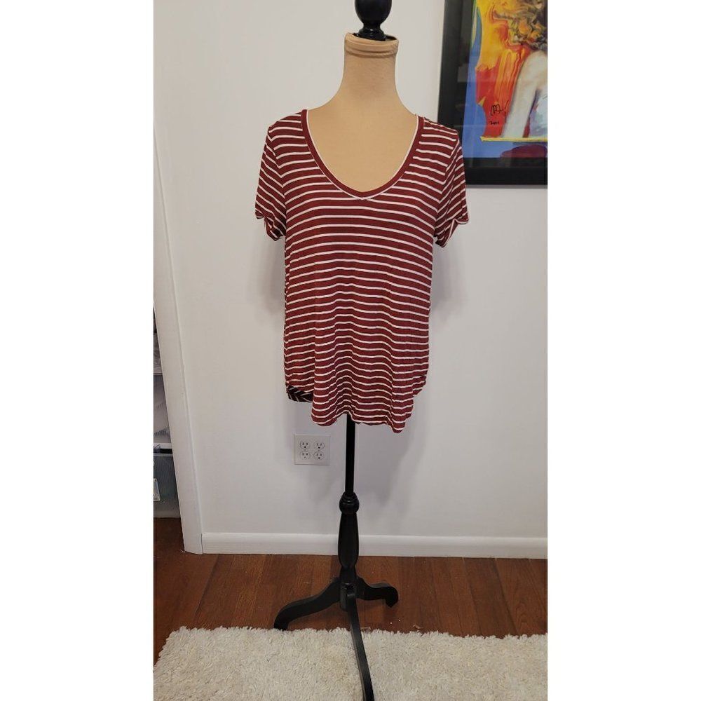 American Eagle Oversized Soft & Sexy Striped Tee